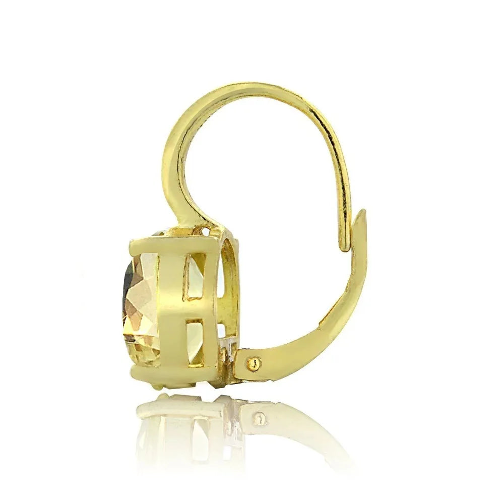 Boucles d'oreilles en argent sterling 925 avec pierres précieuses  Améthyste