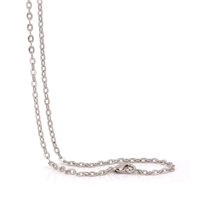 Collier long fait main avec chaîne CZ strass, pendentif en cristal