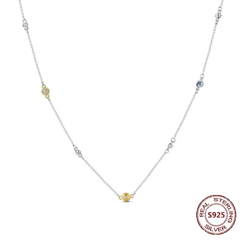 Collier cœur à cœur en argent sterling 925 pendentif cœur d'amour