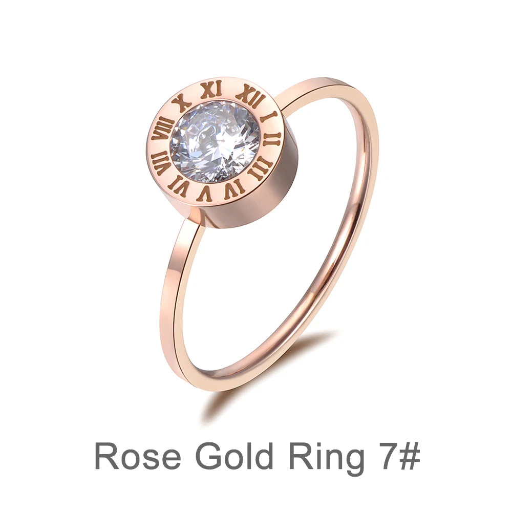 Ensemble de bijoux zircone cubique avec pendentif, boucles d'oreilles, bague