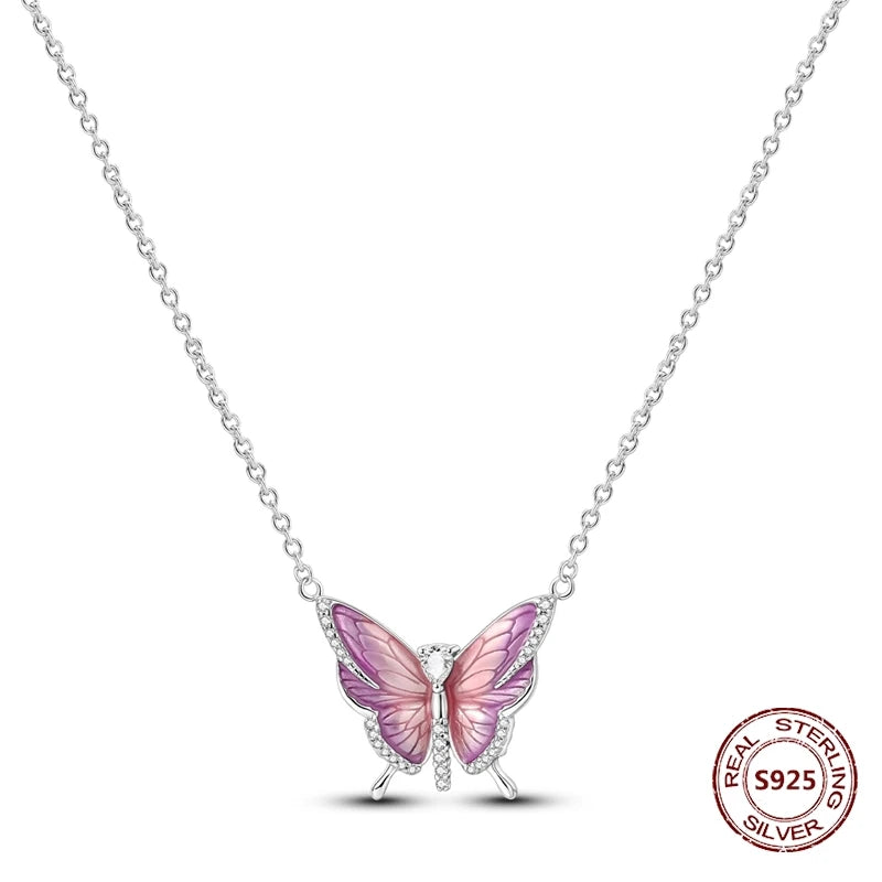 Collier cœur à cœur en argent sterling 925 pendentif cœur d'amour