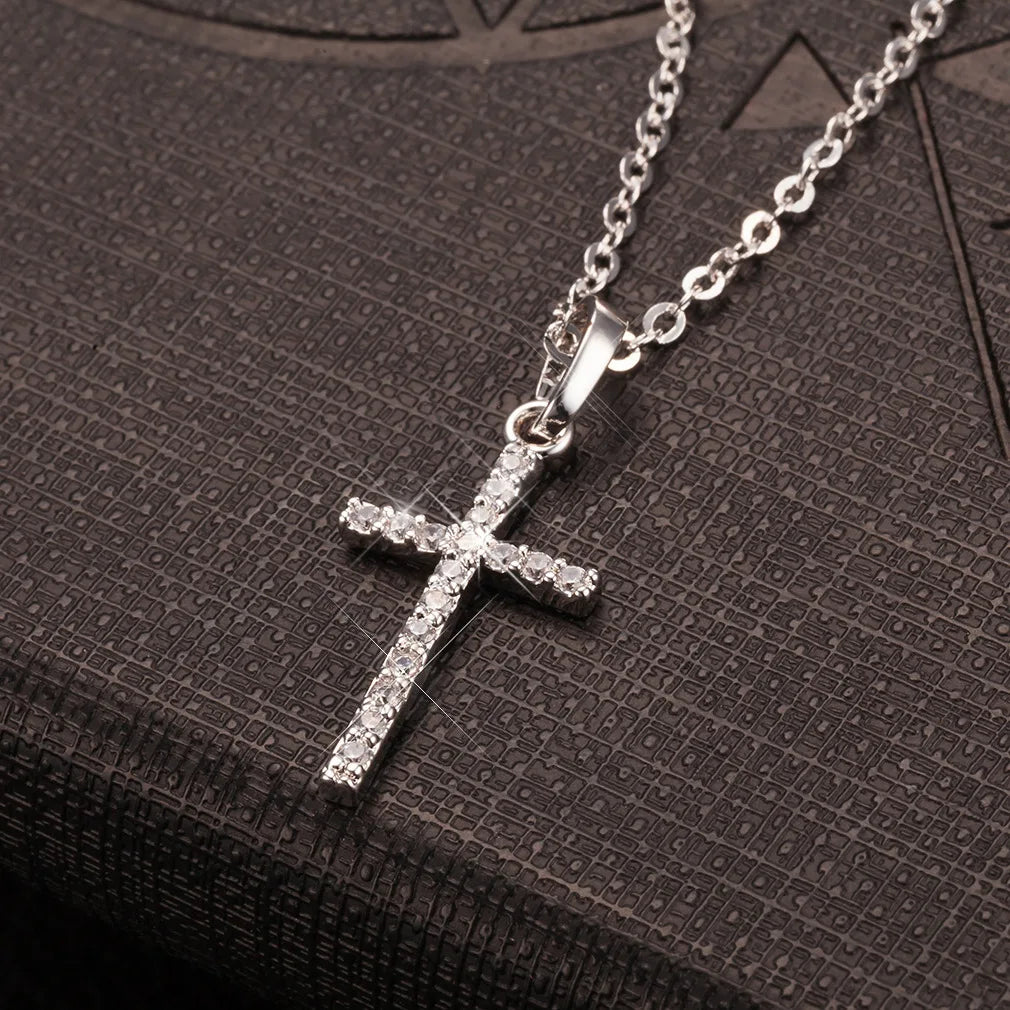 Collier Pendentif tendance en Cristal Rose de Luxe