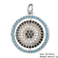 Pendentifs main de Fatima et Charms en coquillage d'opale plaqués or 18K