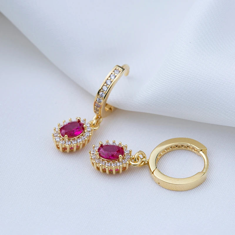 Boucles d'oreilles argent sterling 925, exquisées plaqué or 24 carats