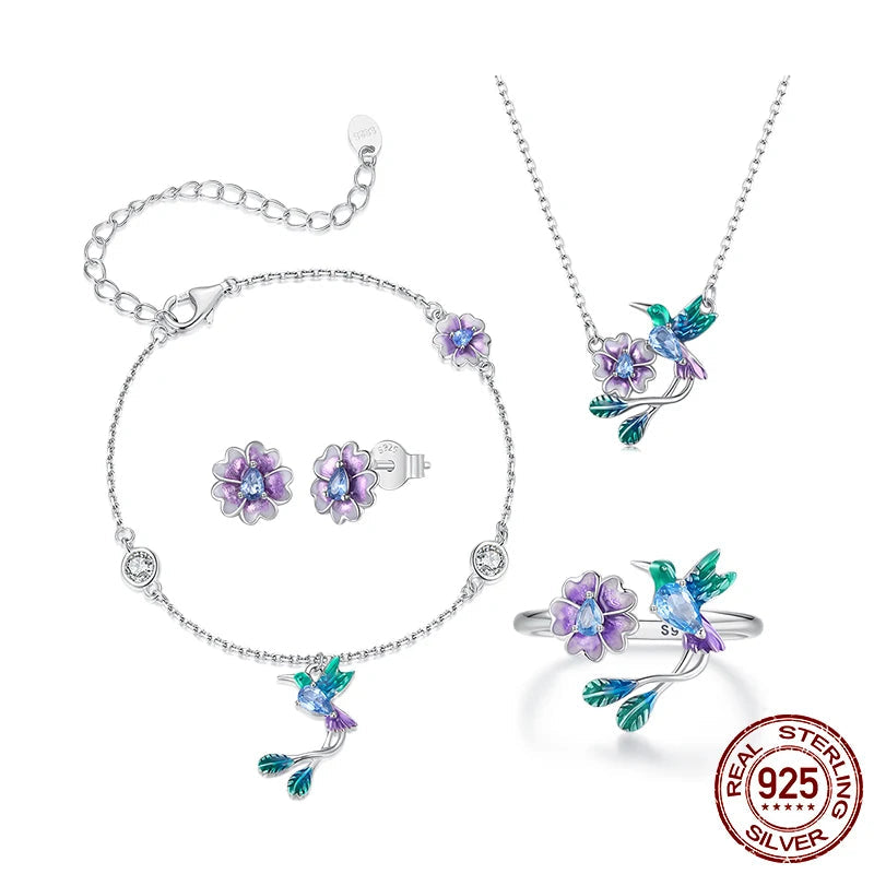 Ensemble de bijoux  en argent sterling 925