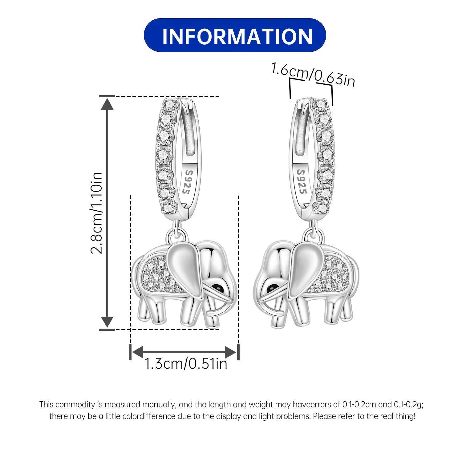 Boucles d'oreilles pendantes oiseaux bleu violet en argent sterling 925