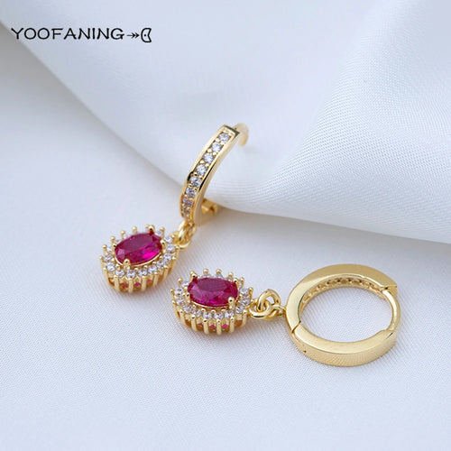 Boucles d'oreilles argent sterling 925, exquisées plaqué or 24 carats