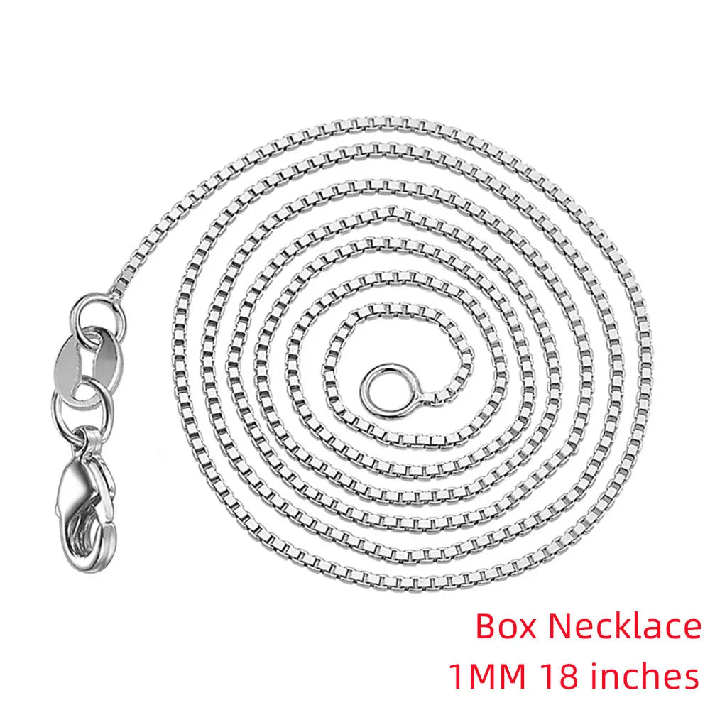 Collier en argent sterling 925 avec pendentif en cristal  angel tears