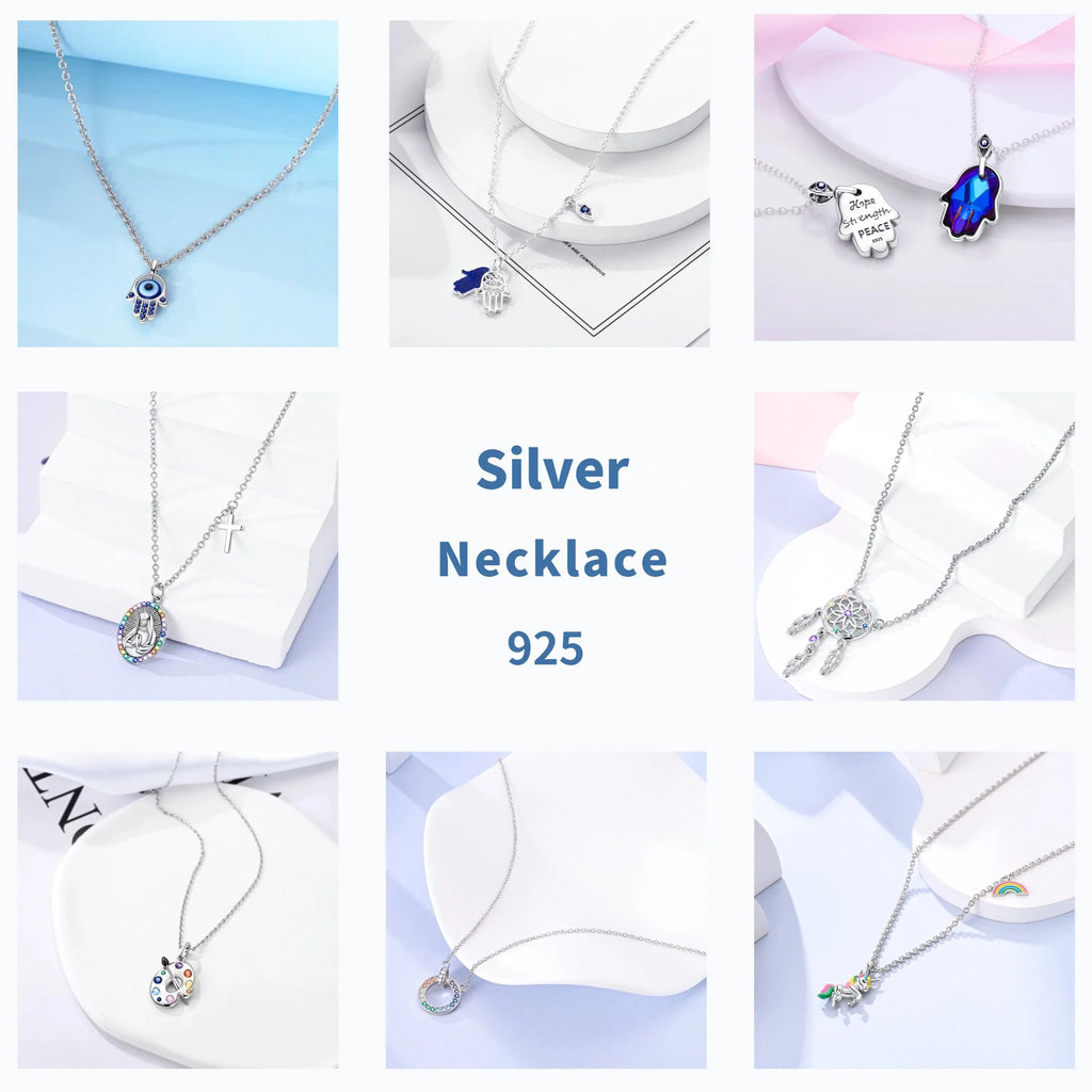 Collier cœur à cœur en argent sterling 925 pendentif cœur d'amour