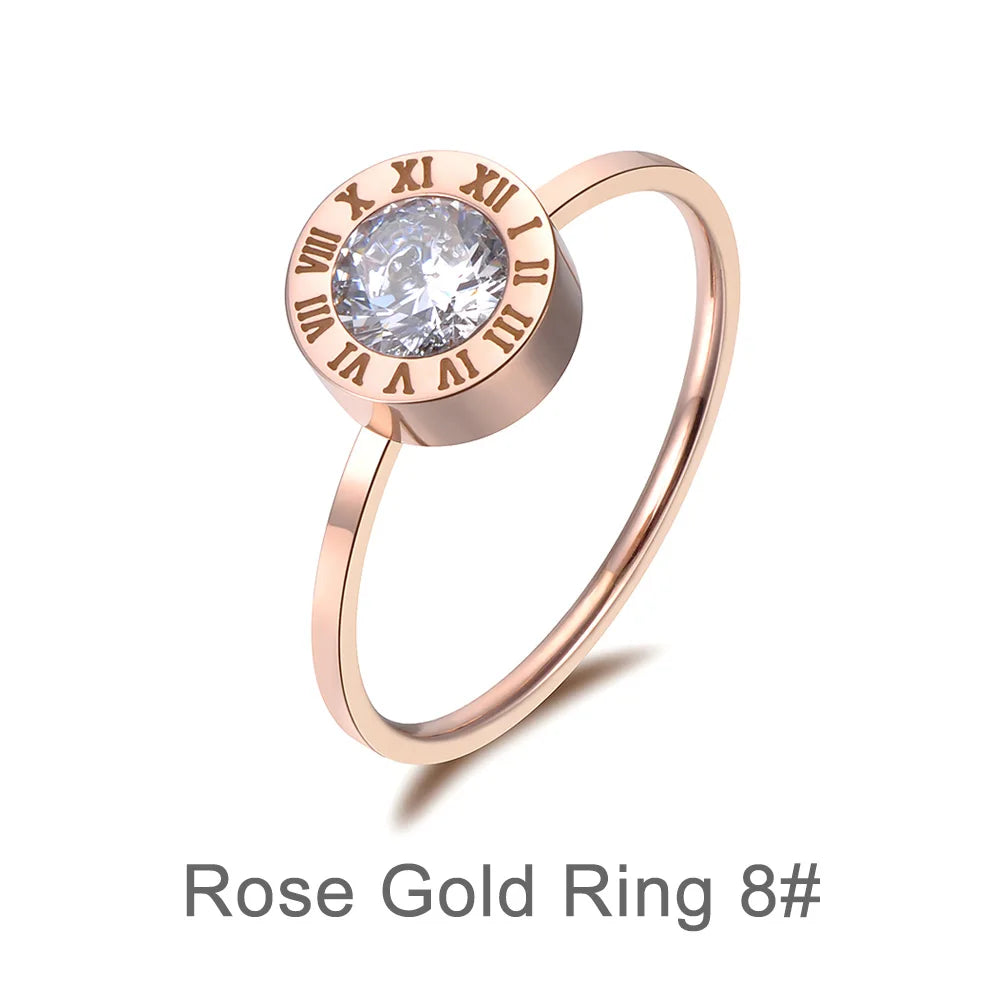 Ensemble de bijoux zircone cubique avec pendentif, boucles d'oreilles, bague