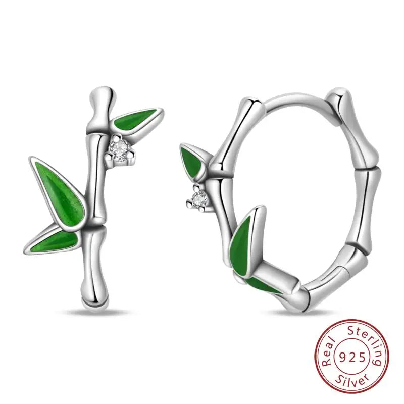 Boucles d'oreilles en argent sterling 925 brillant multicolores