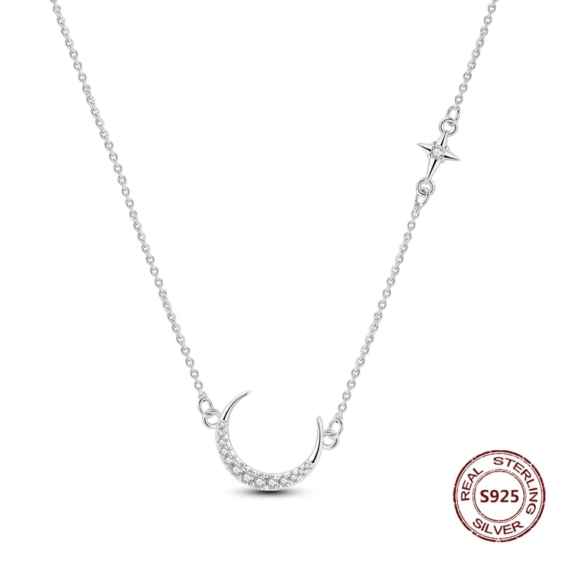 Collier cœur à cœur en argent sterling 925 pendentif cœur d'amour