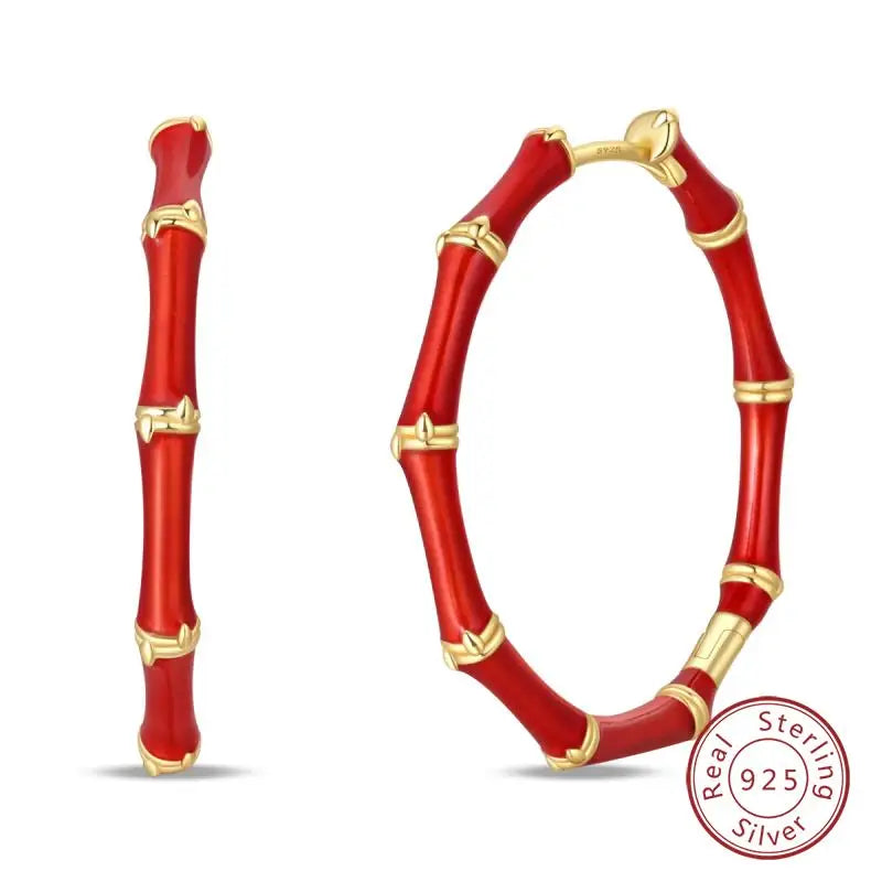 Boucles d'oreilles en argent sterling 925 brillant multicolores